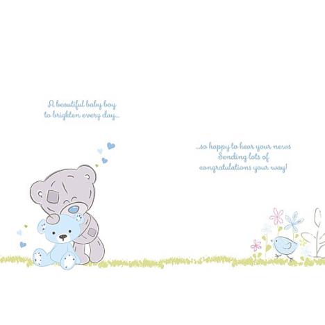 New Baby Boy Me to You Bear Card Extra Image 1